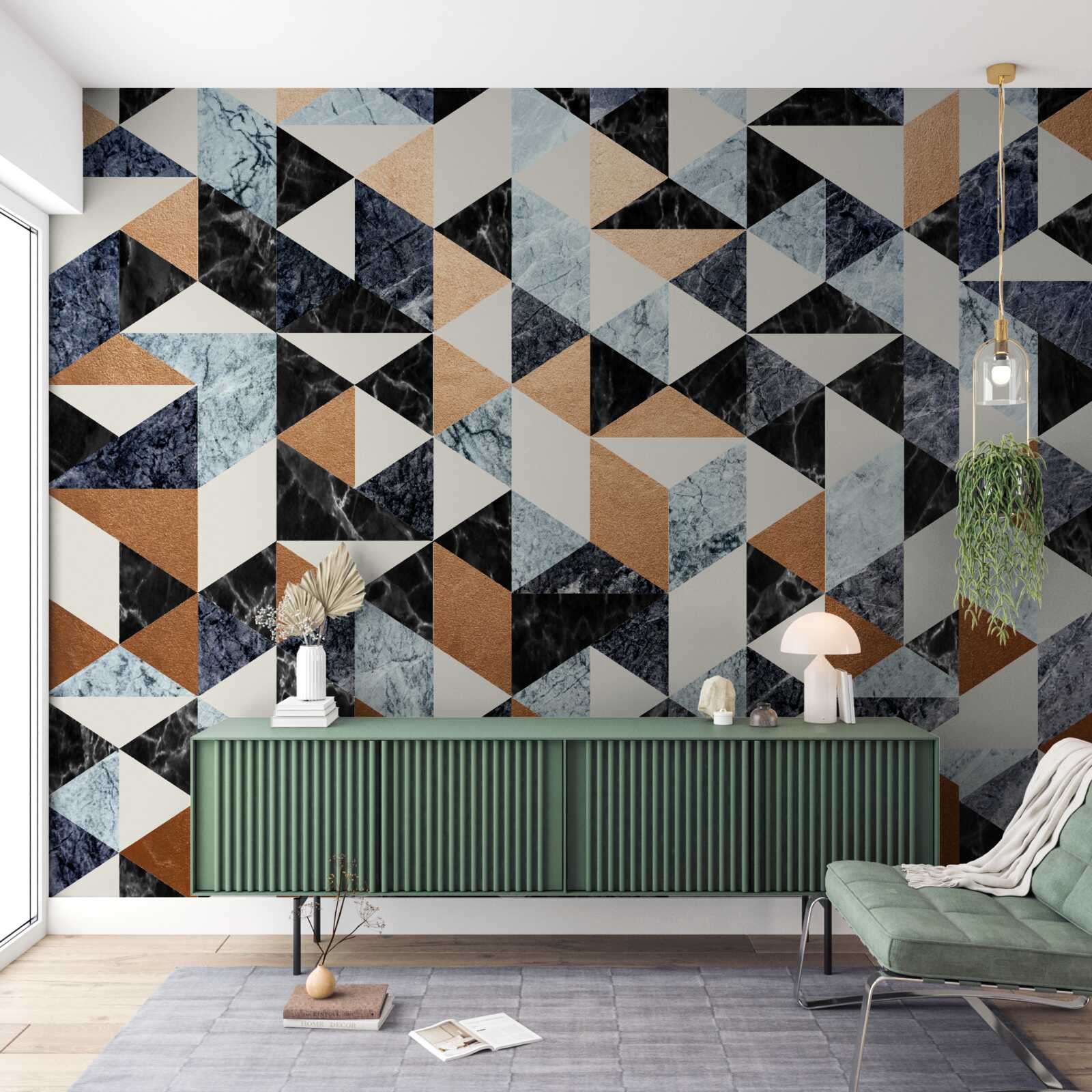 Fototapeta abstraktný panel s viacfarebnými postavami