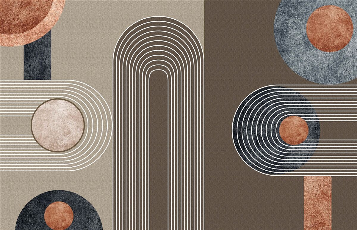 Fototapeta línie plynule prechádzajú jedna do druhej