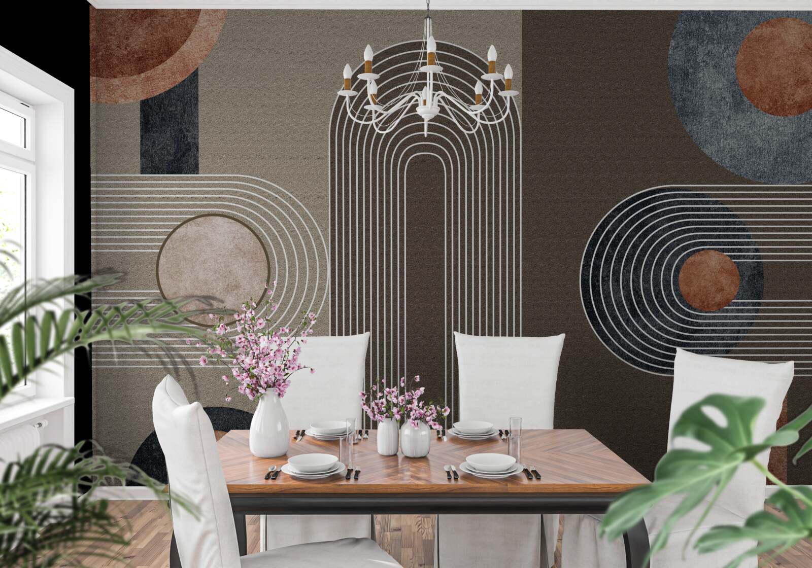 Fototapeta línie plynule prechádzajú jedna do druhej