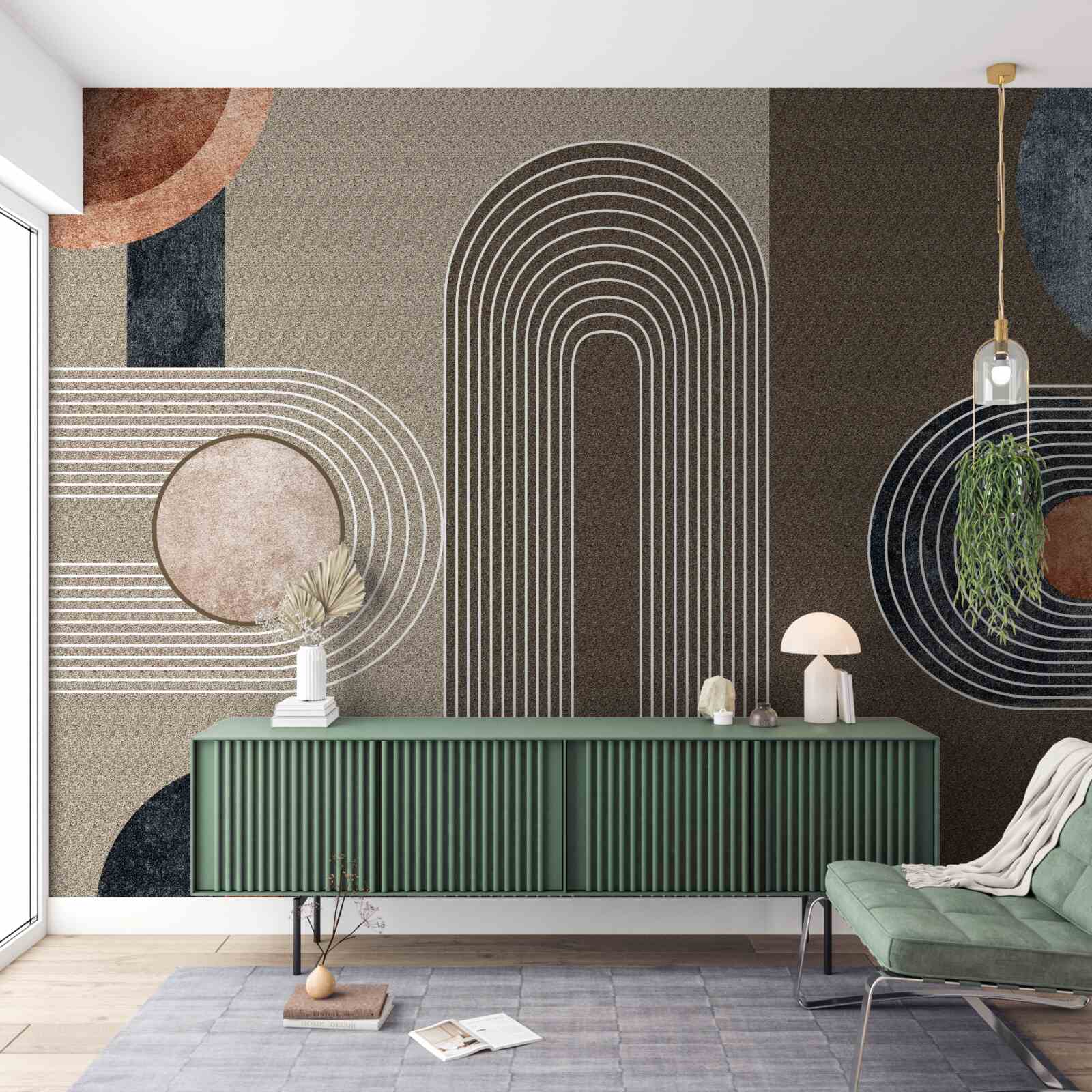 Fototapeta línie plynule prechádzajú jedna do druhej