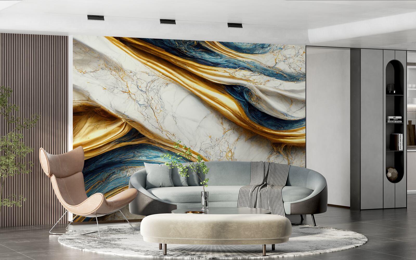 Fototapeta štyri možnosti mramorového odtieňa