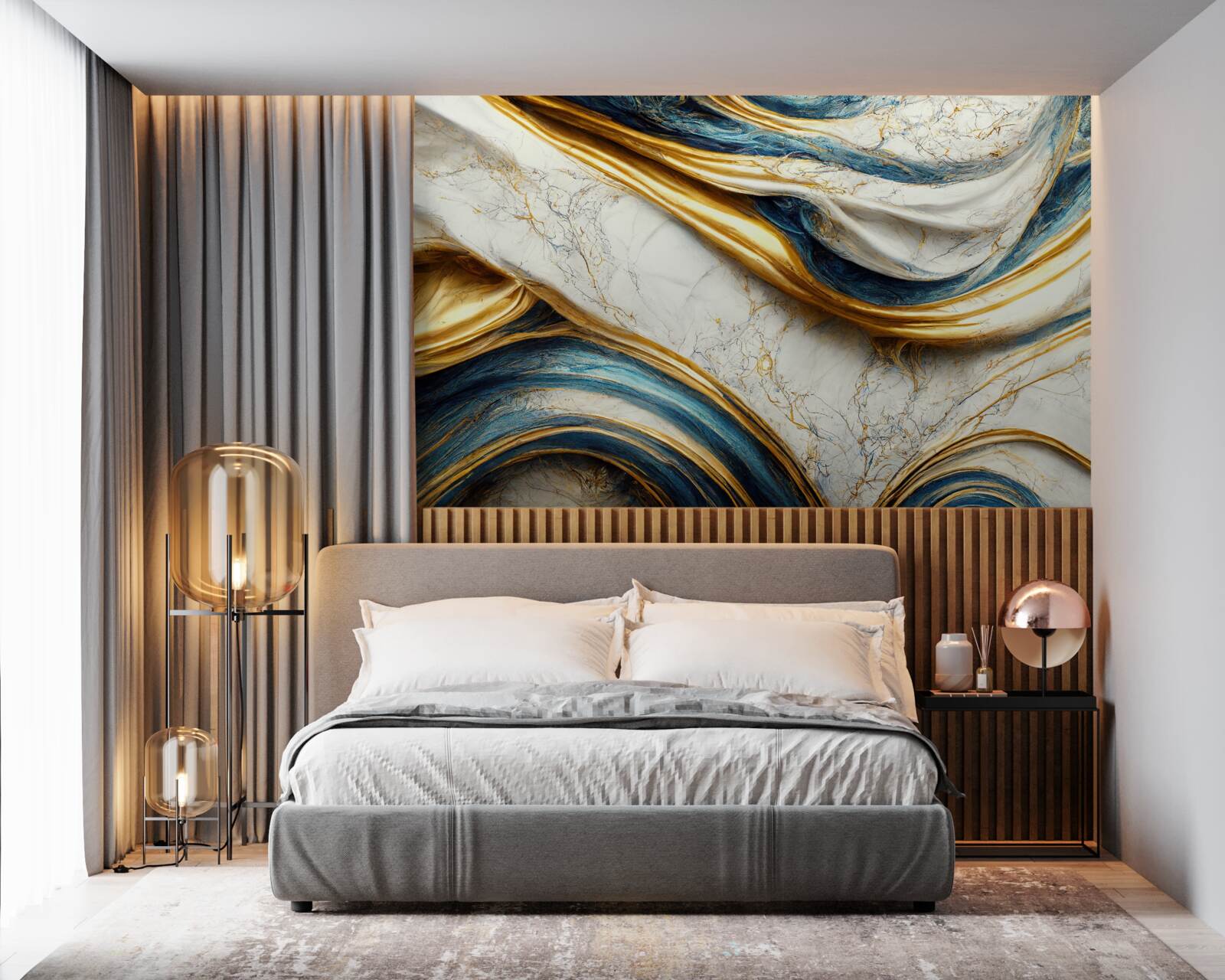 Fototapeta štyri možnosti mramorového odtieňa