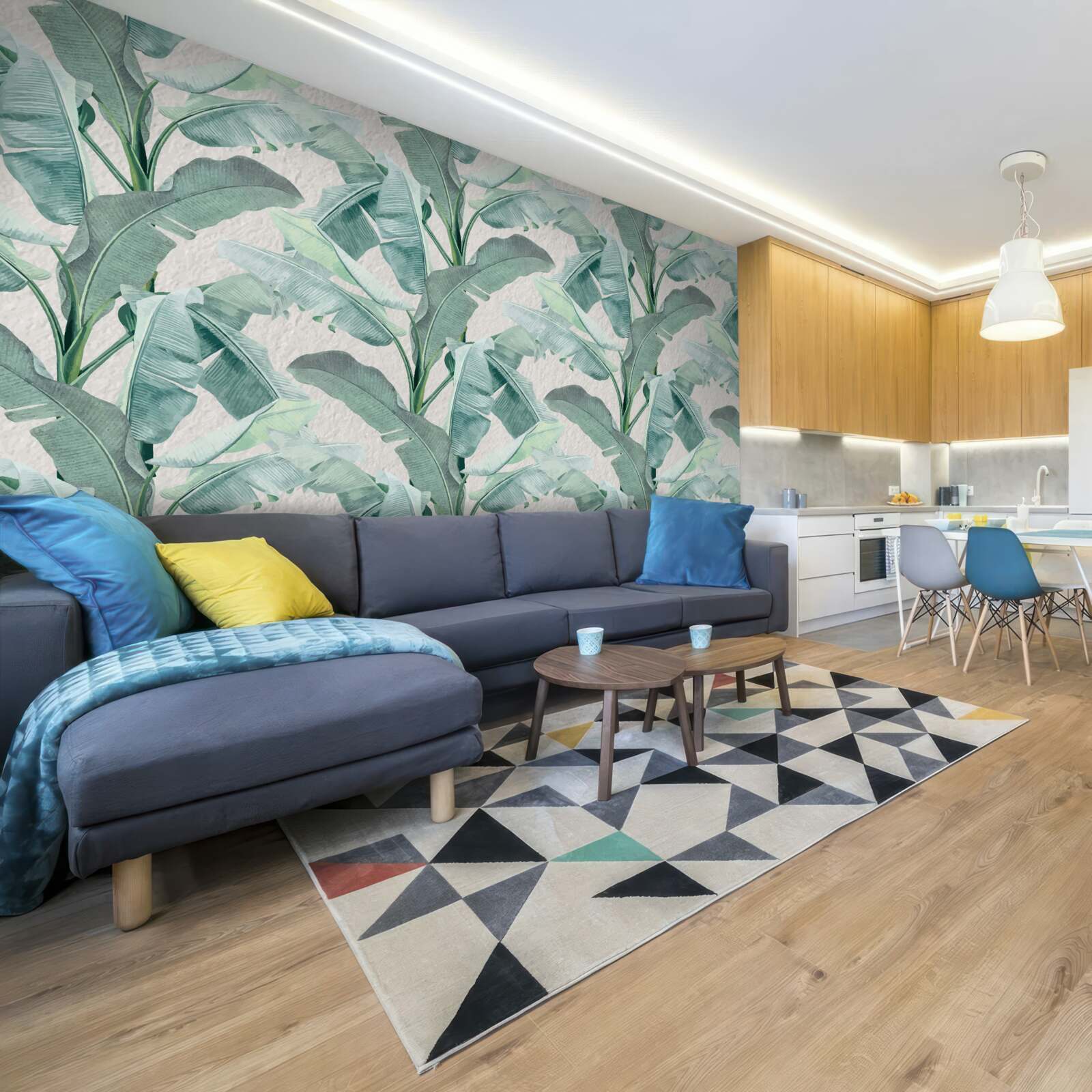 Fototapeta listy paprade sú svetlozelené