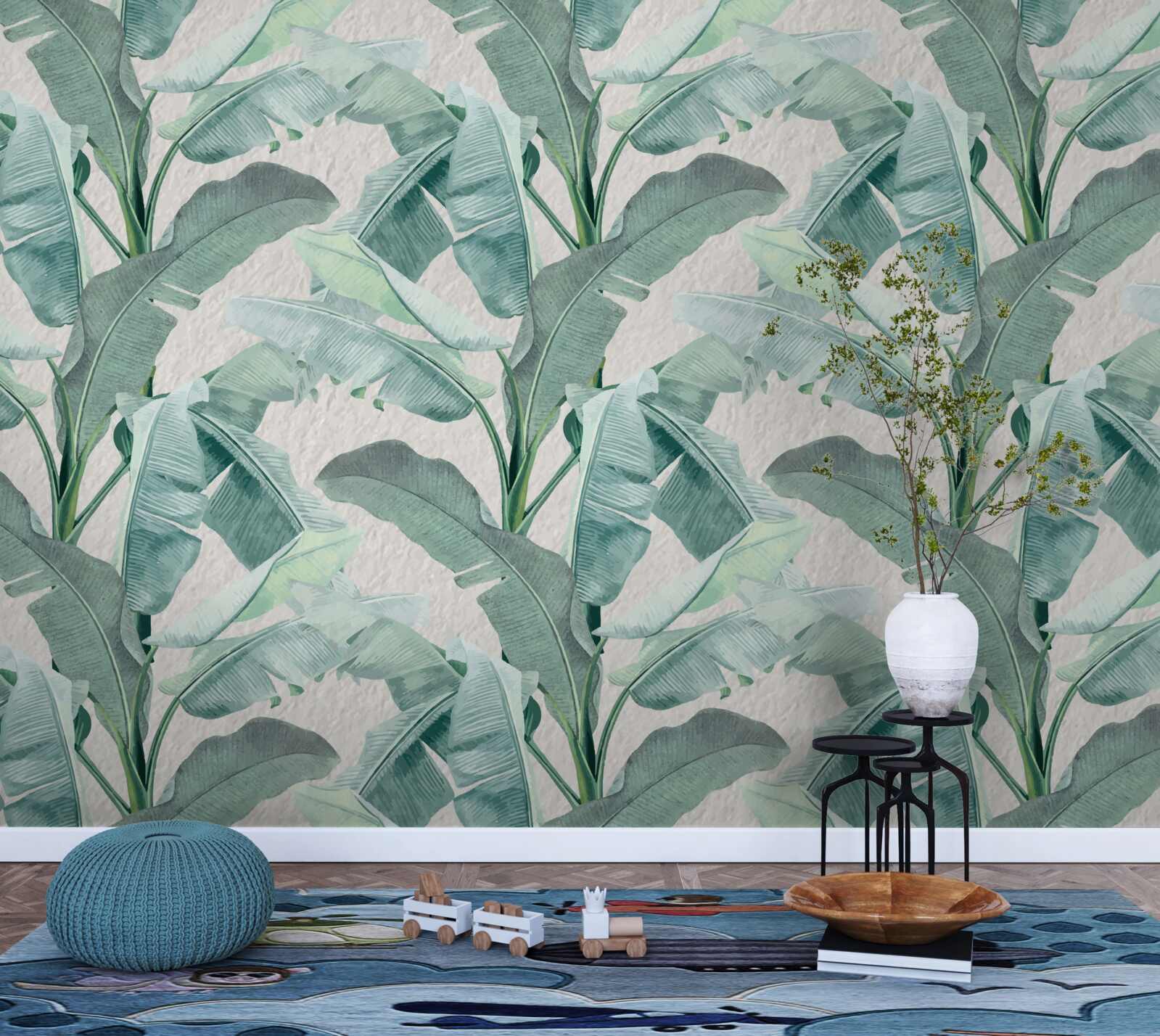 Fototapeta listy paprade sú svetlozelené