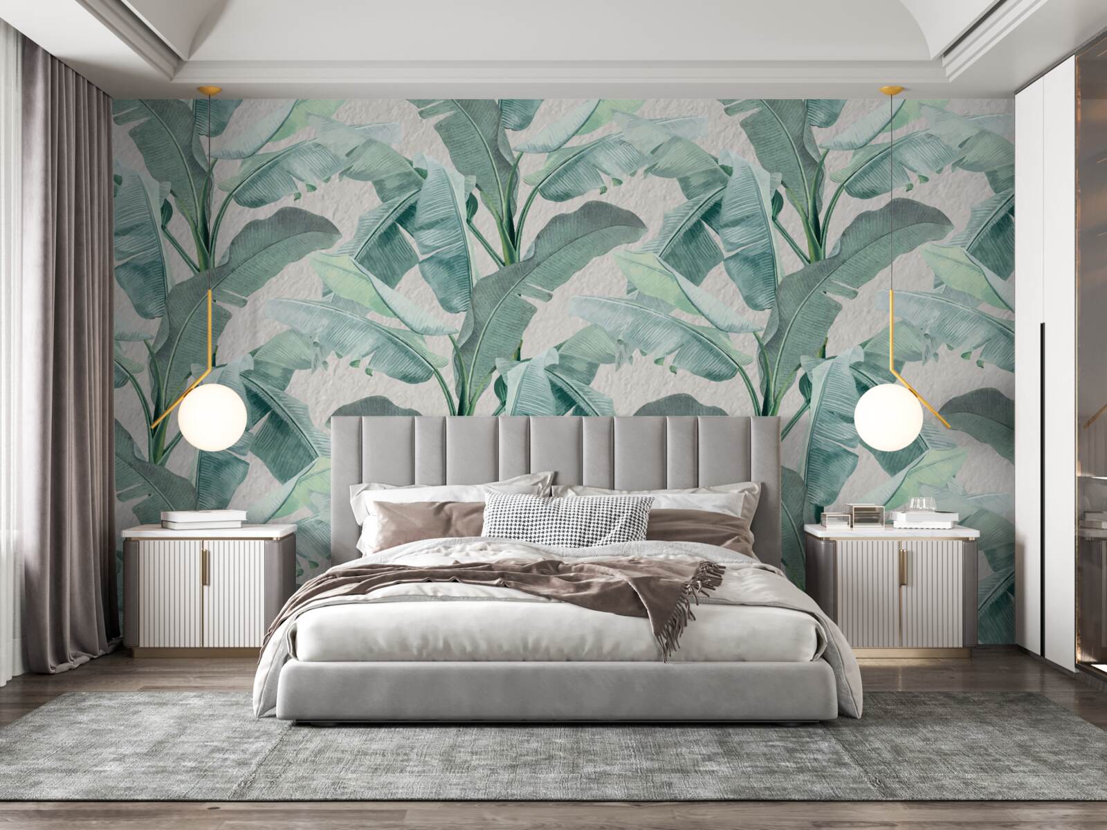 Fototapeta listy paprade sú svetlozelené