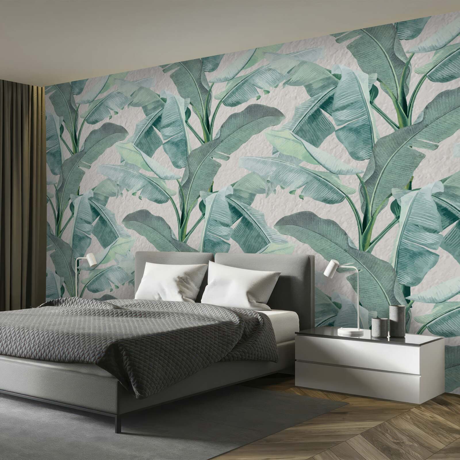 Fototapeta listy paprade sú svetlozelené