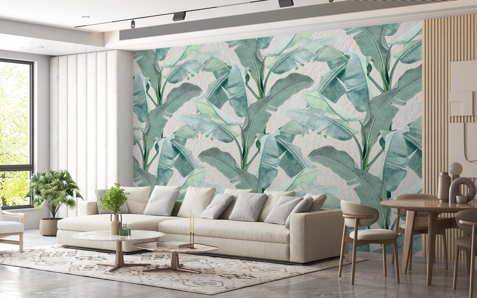 Fototapeta listy paprade sú svetlozelené