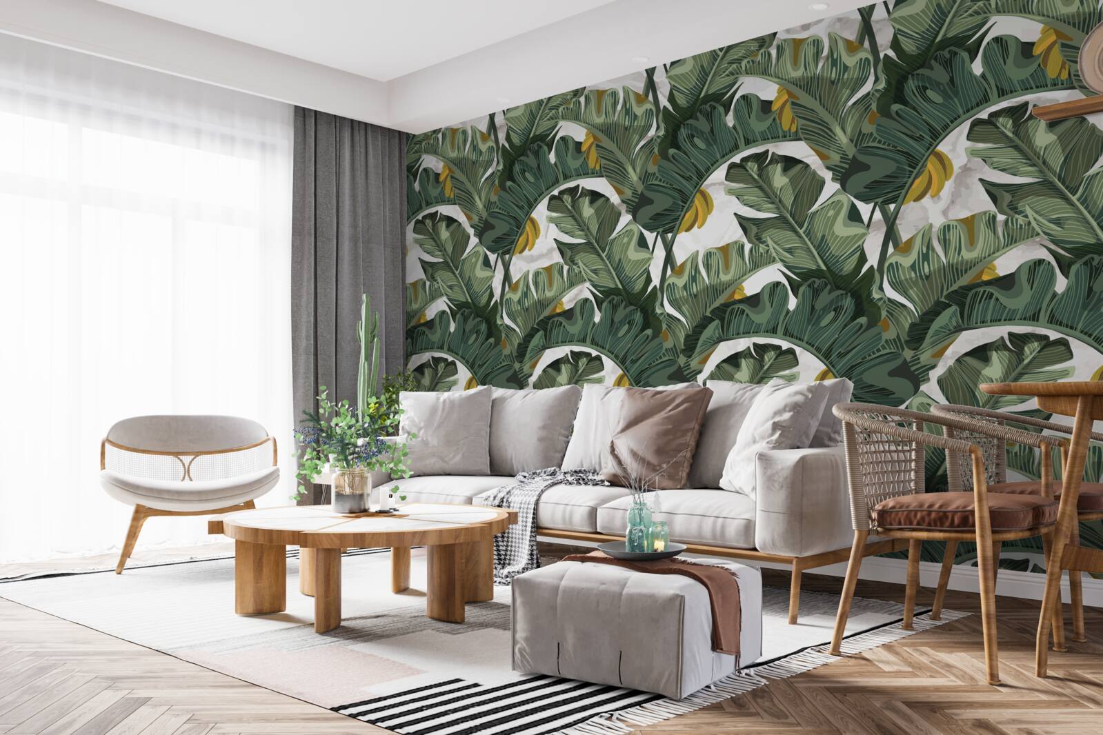 Fototapeta abstraktný obraz listov paprade