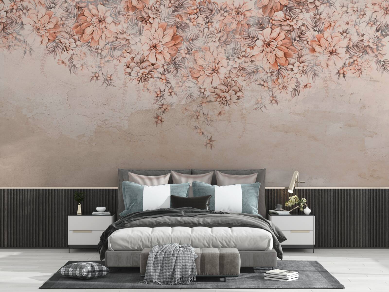 Fototapeta veľa veľkých púčikov