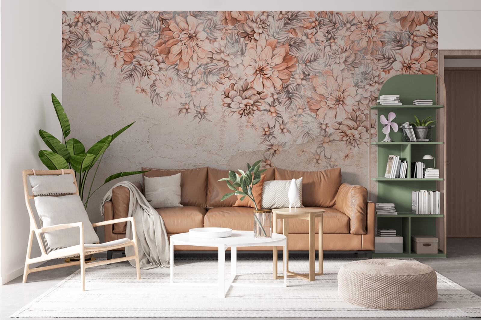 Fototapeta veľa veľkých púčikov