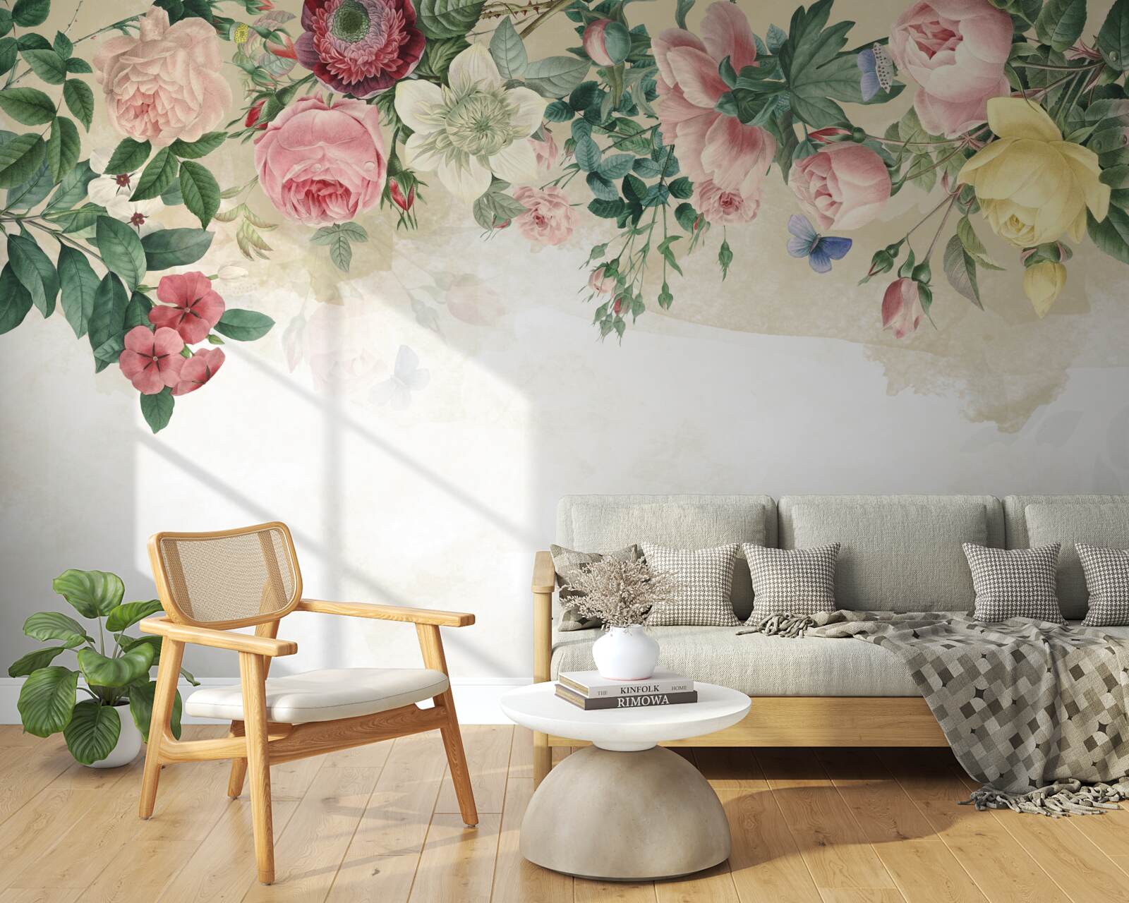 Fototapeta ružové púčiky v rôznych odtieňoch