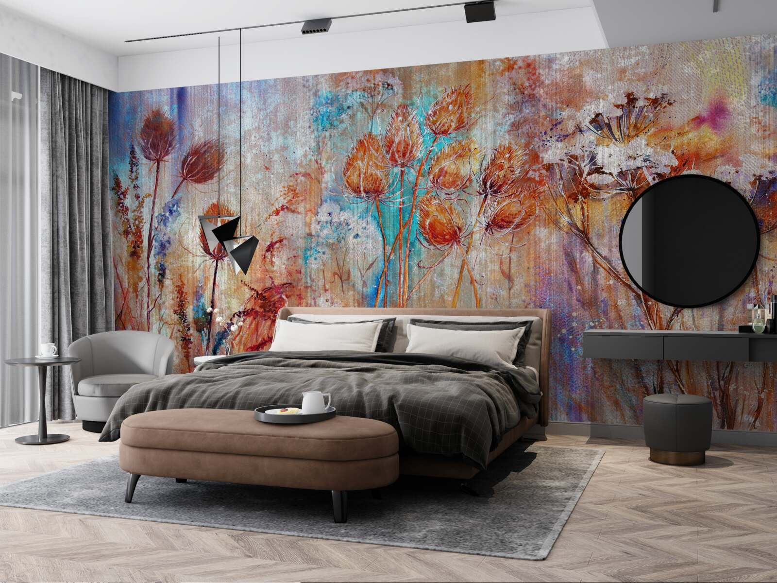 Fototapeta rôzne farby kvitnutia