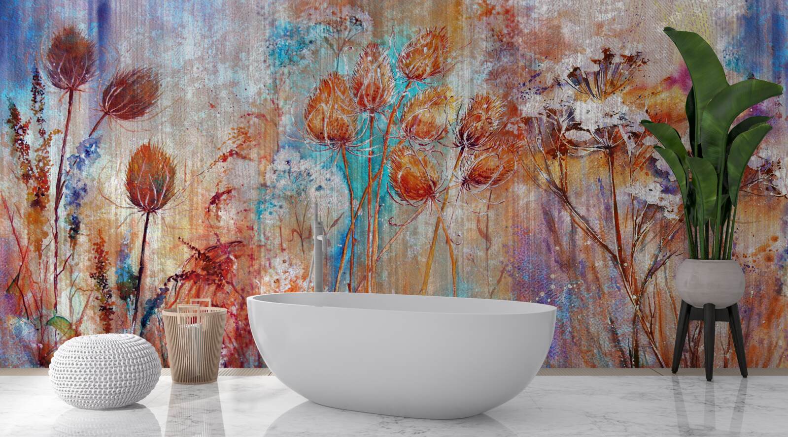 Fototapeta rôzne farby kvitnutia