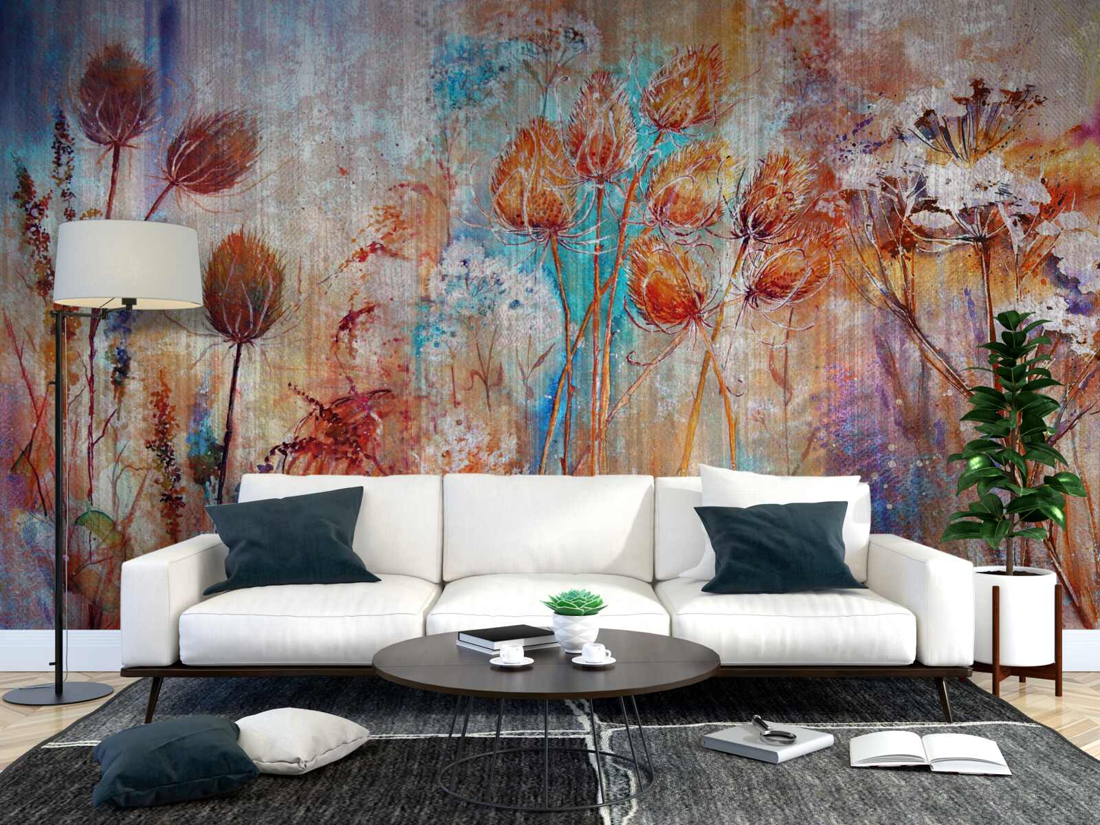 Fototapeta rôzne farby kvitnutia