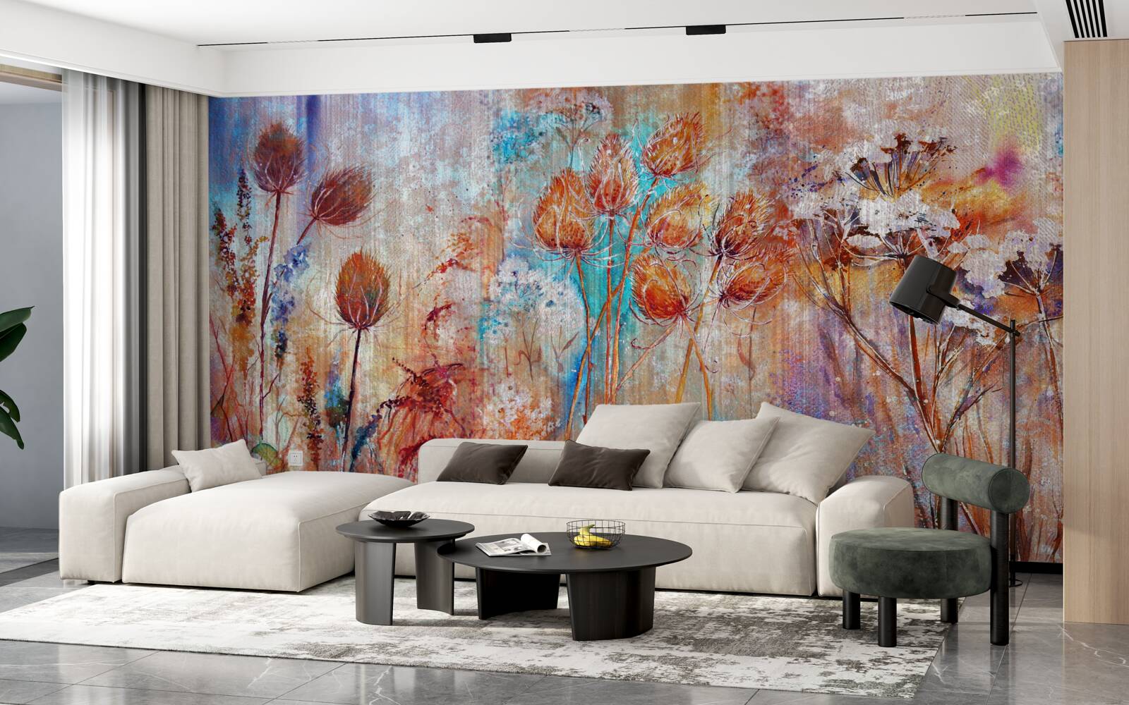 Fototapeta rôzne farby kvitnutia