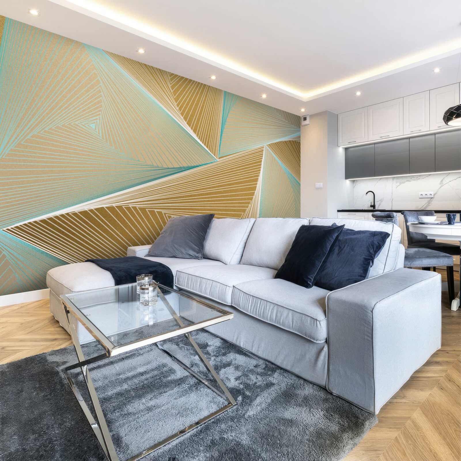 Fototapeta akvamarínová príťažlivosť