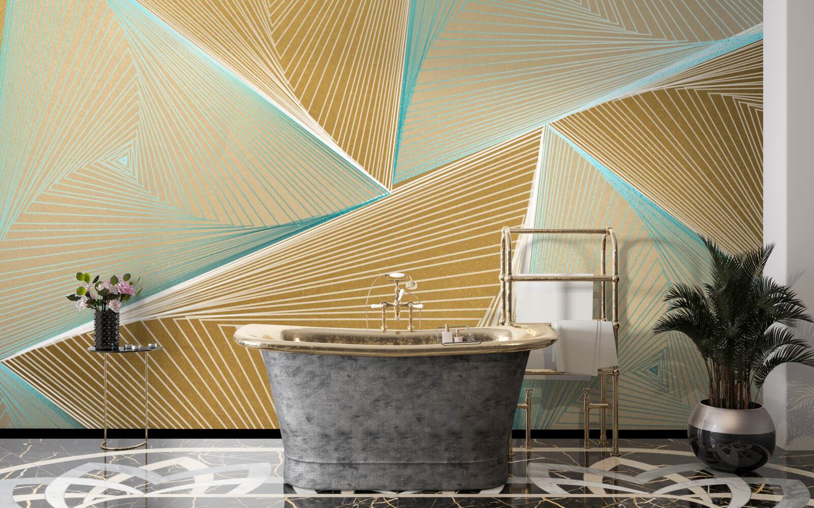 Fototapeta akvamarínová príťažlivosť