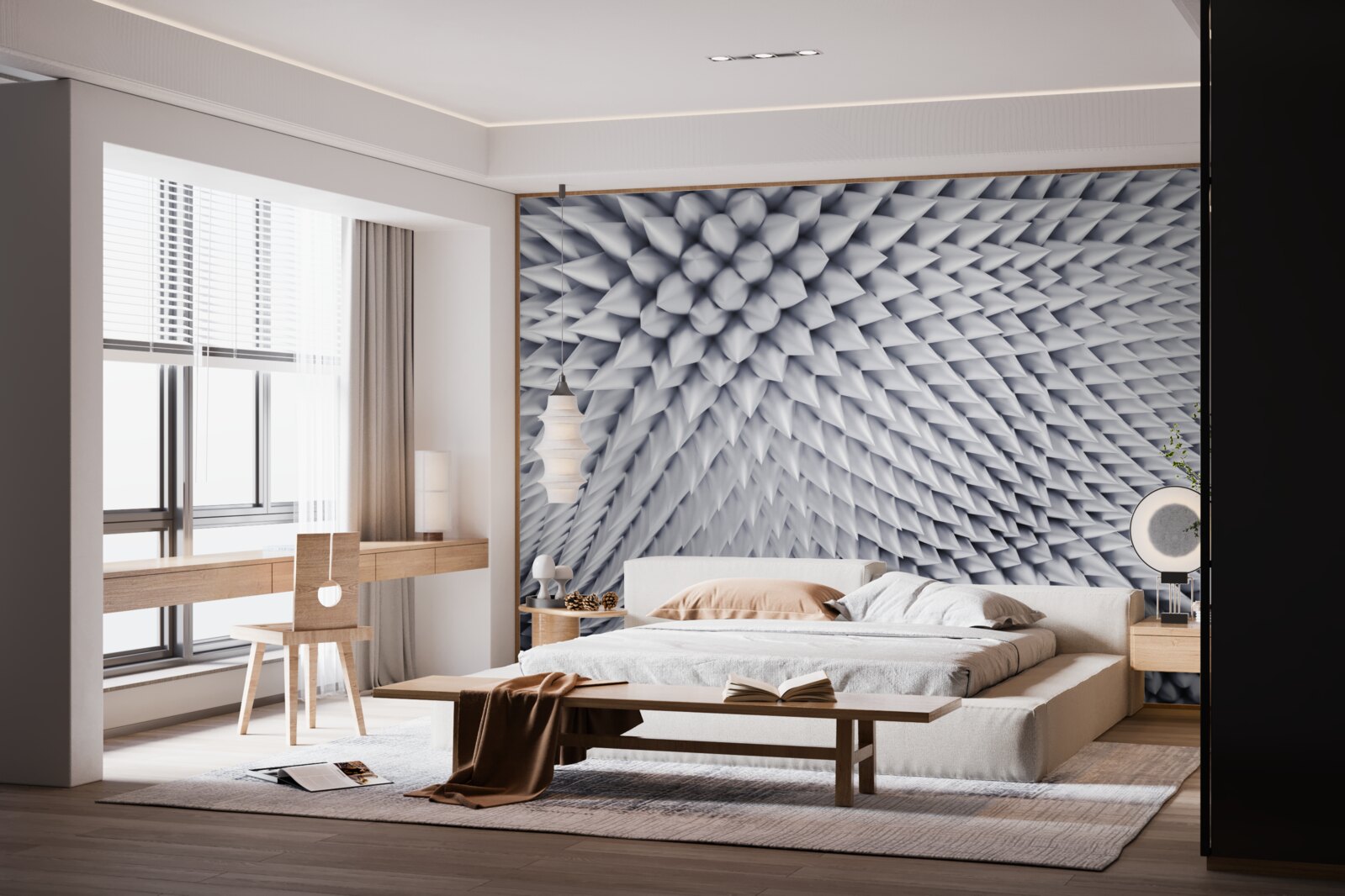 Fototapeta textúra pozostávajúca zo špičatých vrcholov