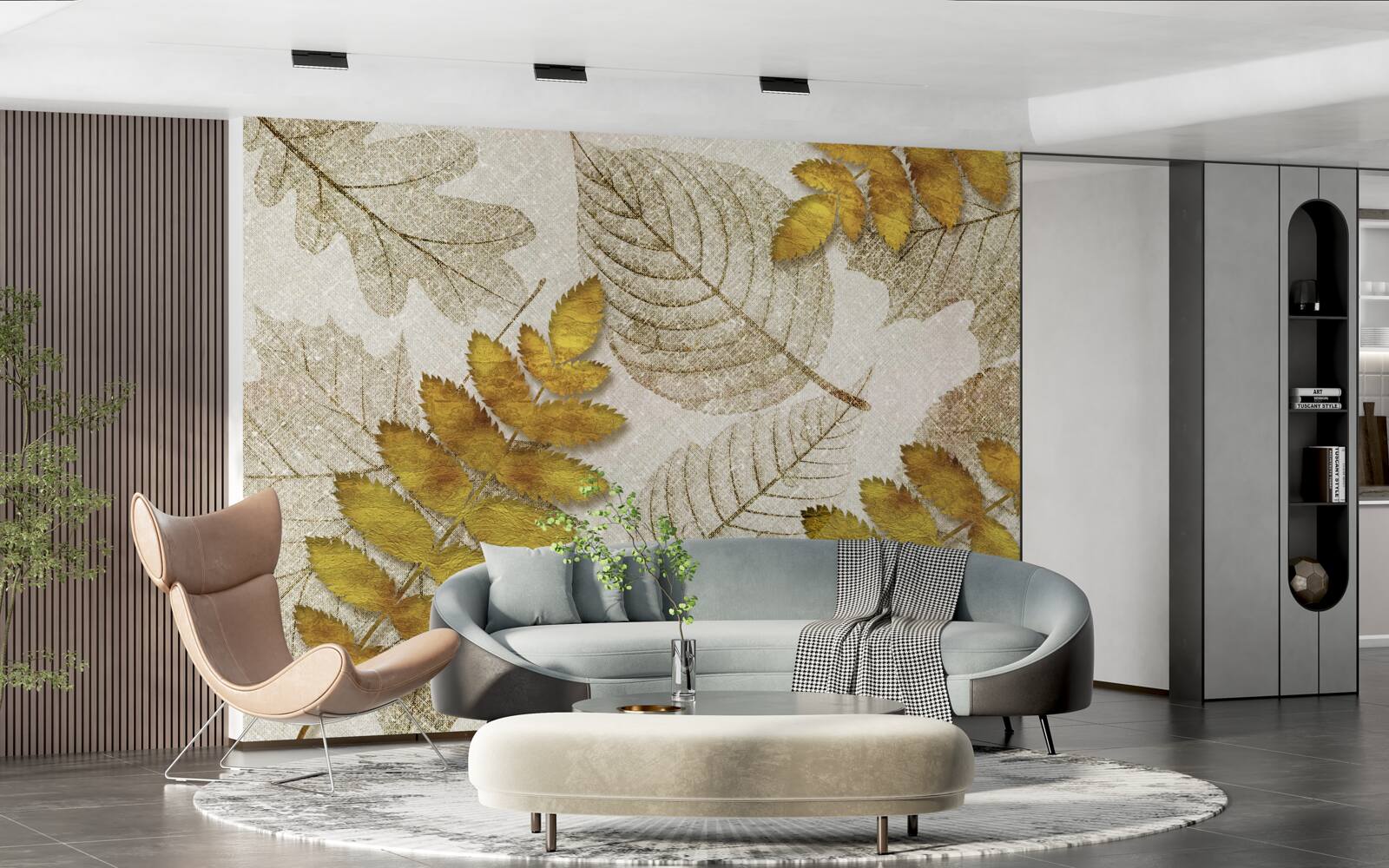 Fototapeta džungľa pokrytá zlatom