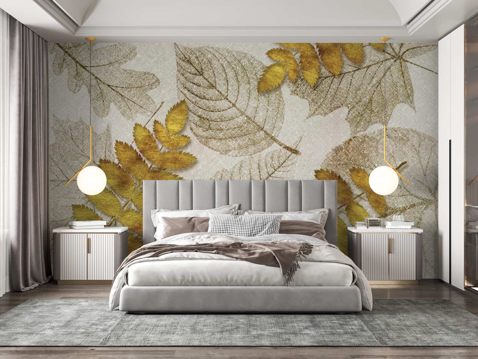 Fototapeta džungľa pokrytá zlatom