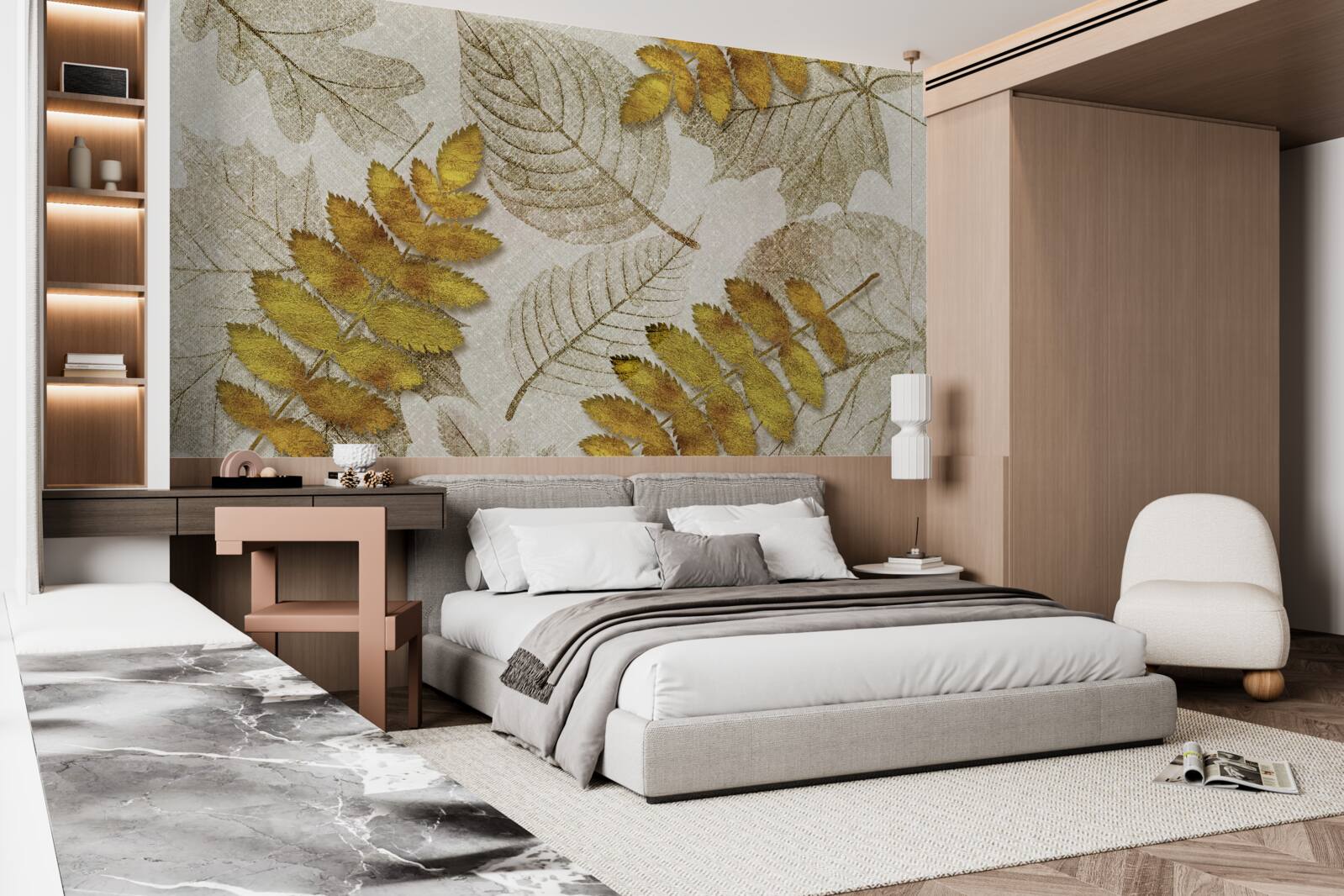 Fototapeta džungľa pokrytá zlatom