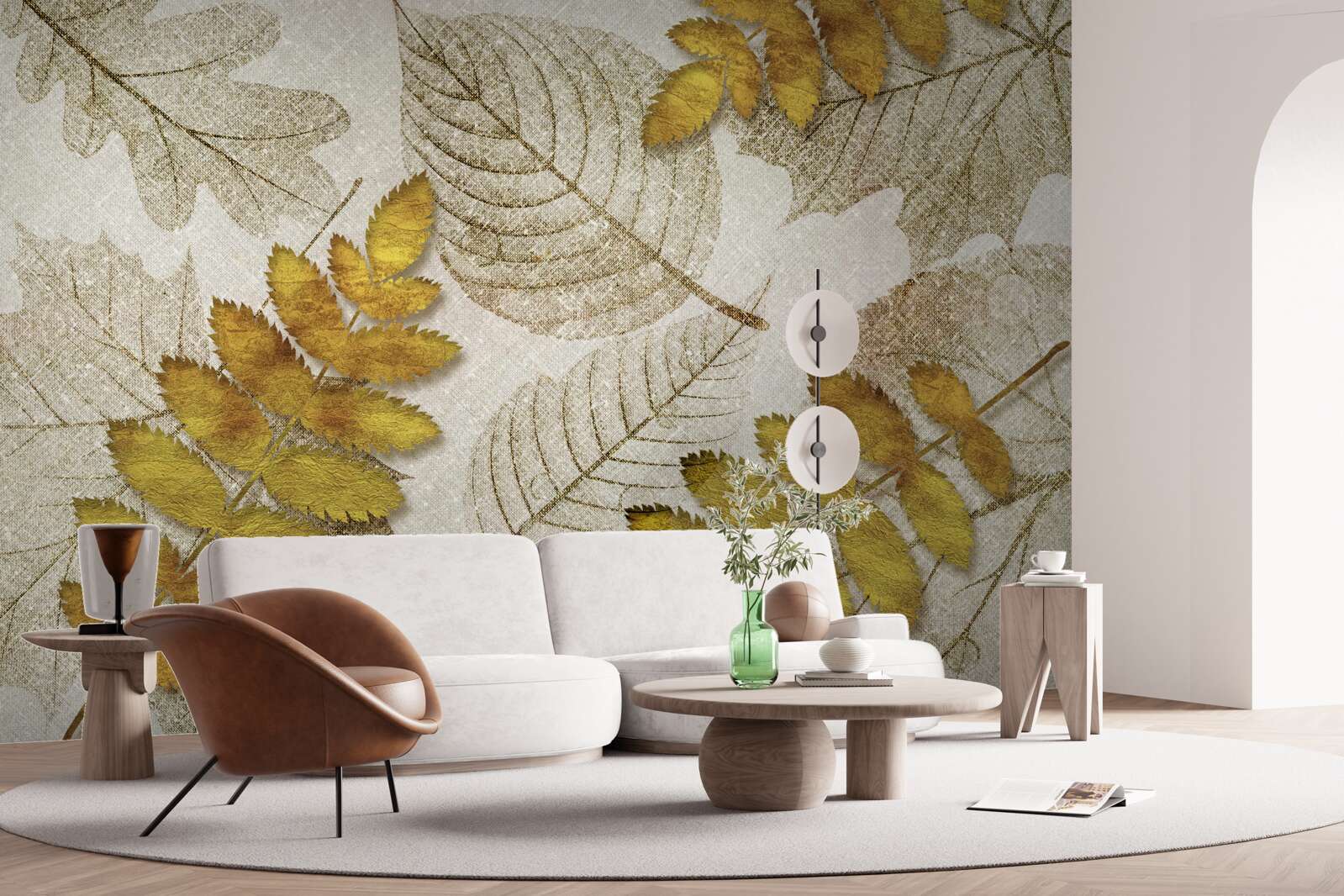 Fototapeta džungľa pokrytá zlatom