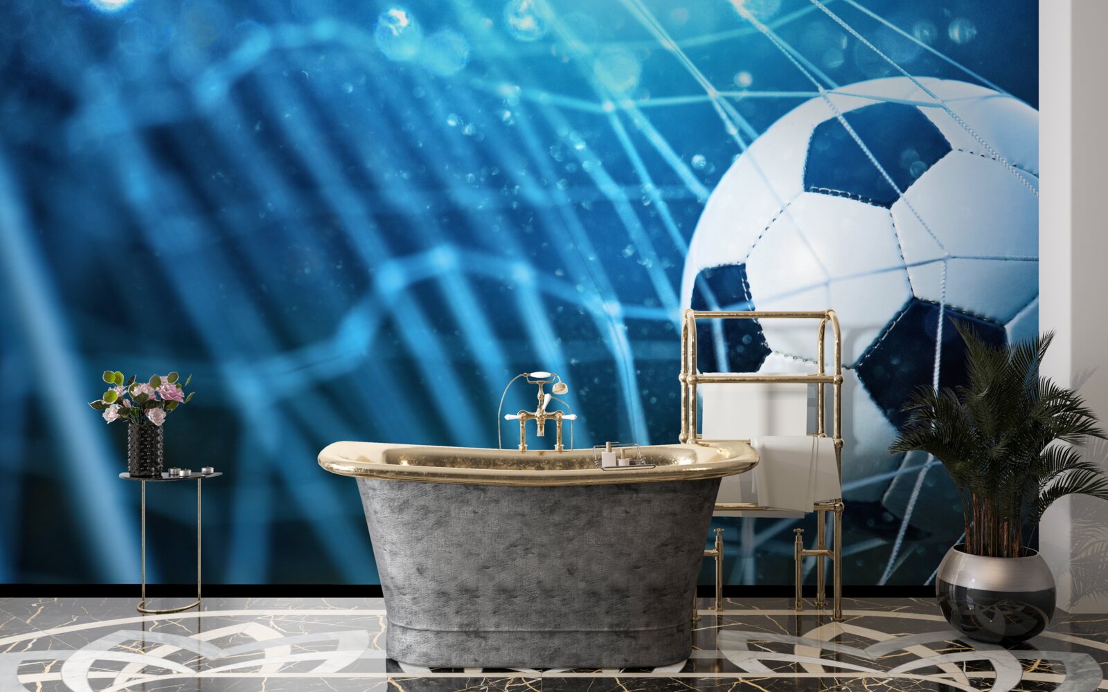 Fototapeta zamerať sa na futbalového brankára