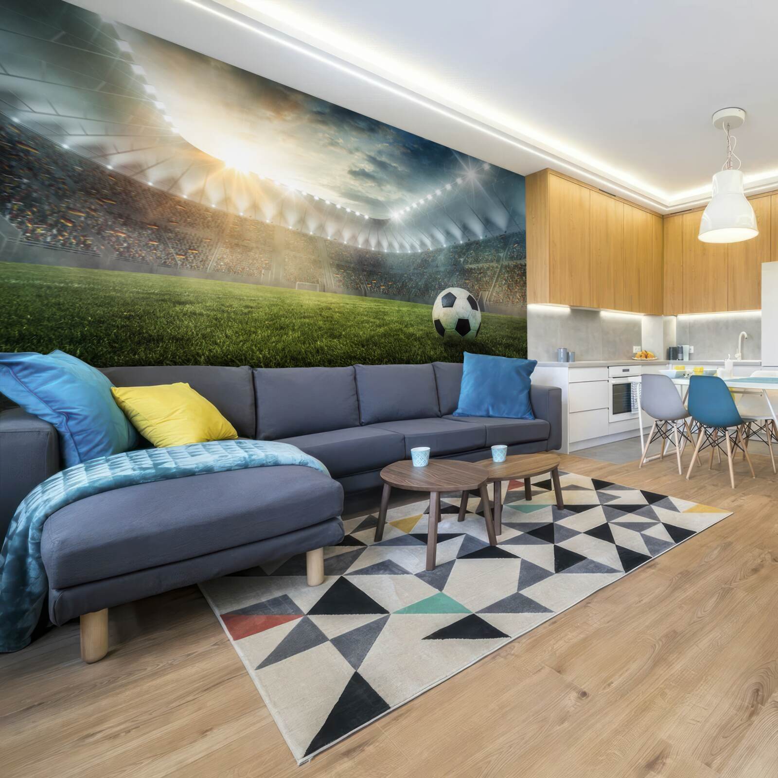 Fototapeta futbalová lopta je na ihrisku