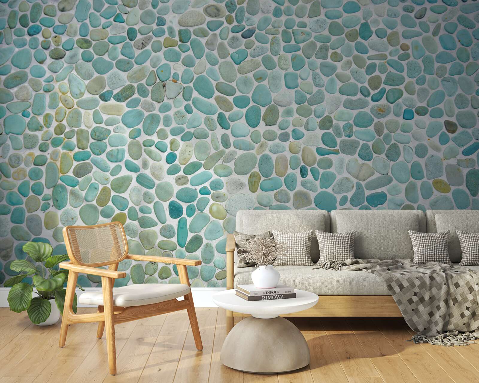 Fototapeta modré morské kamene