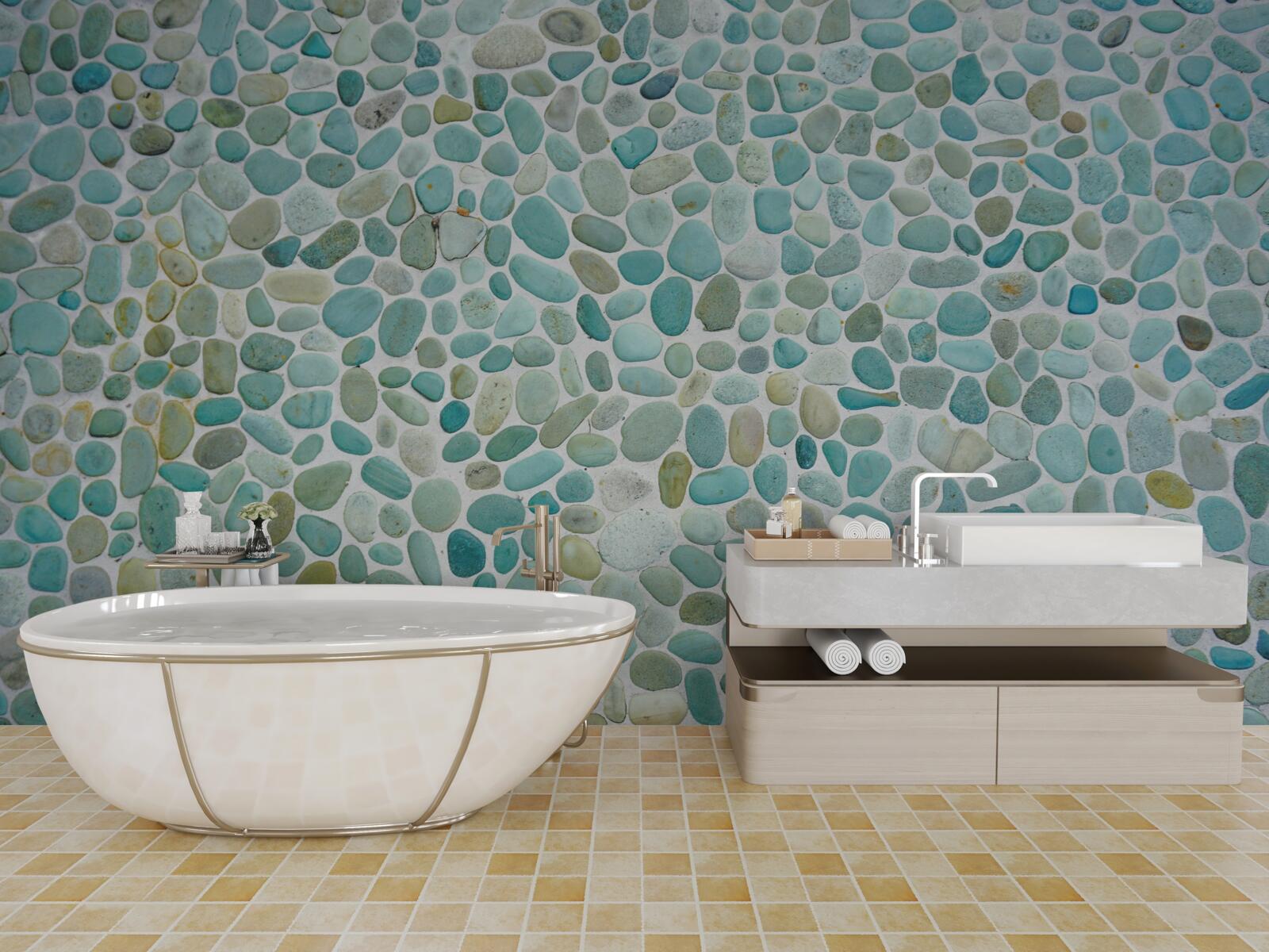 Fototapeta modré morské kamene