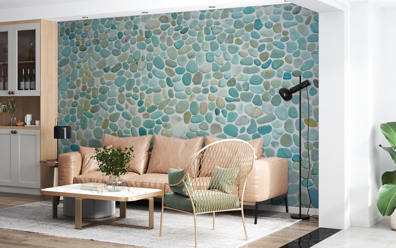 Fototapeta modré morské kamene