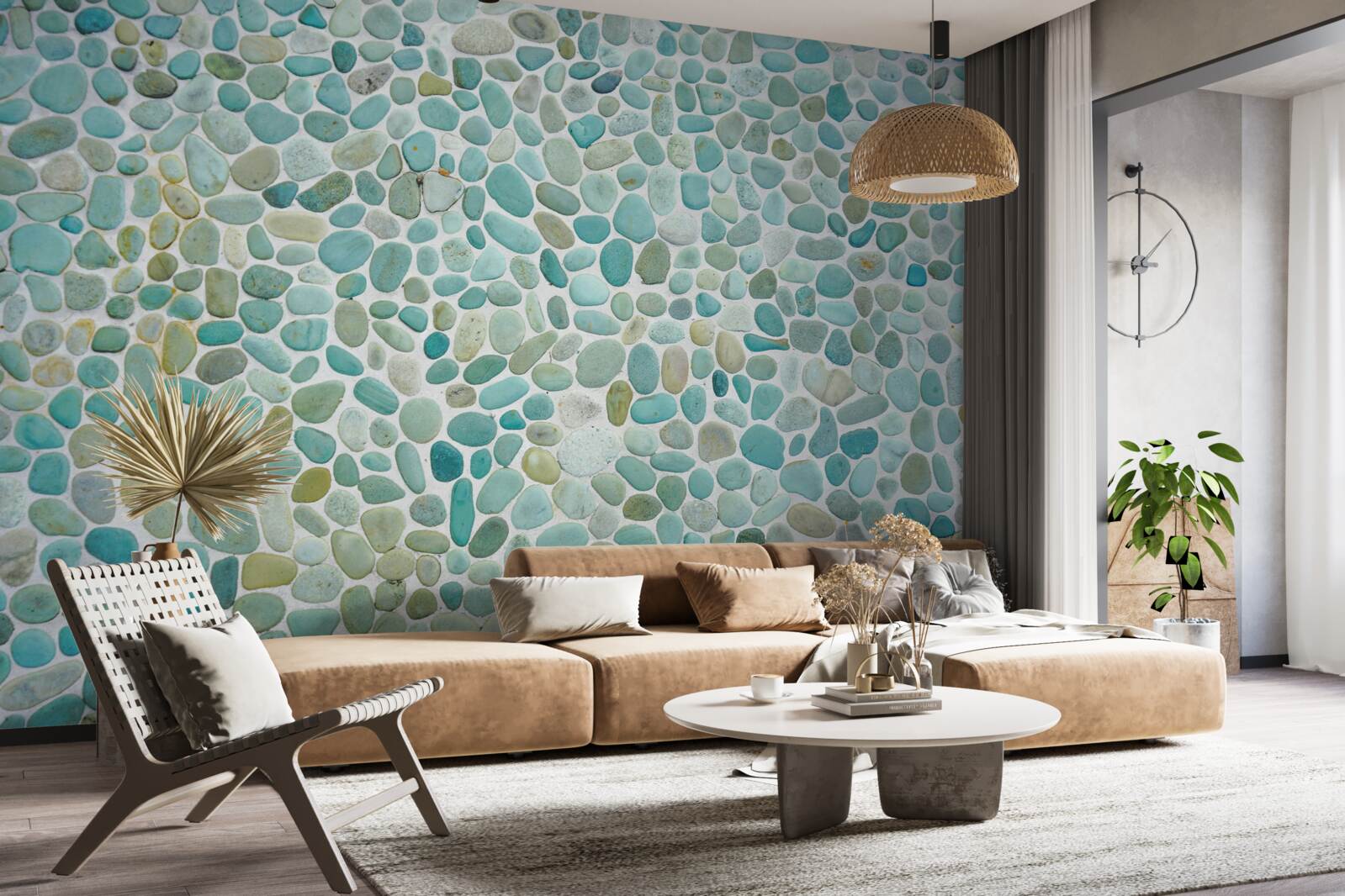 Fototapeta modré morské kamene