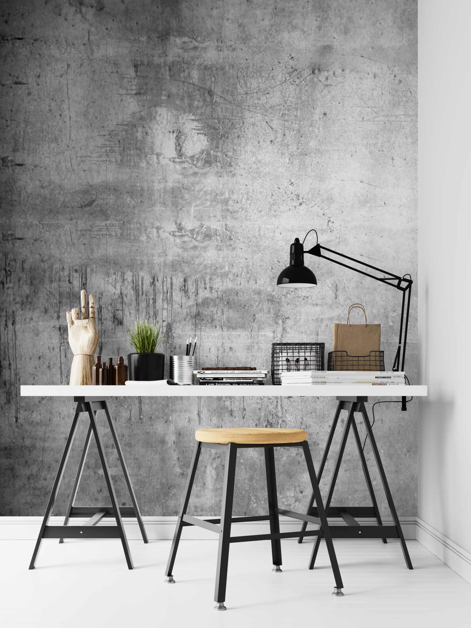 Fototapeta kovový povrch v odtieňoch šedej