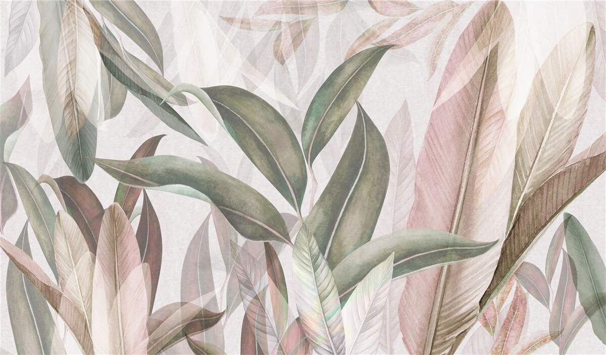 Fototapeta listy paprade z trópov