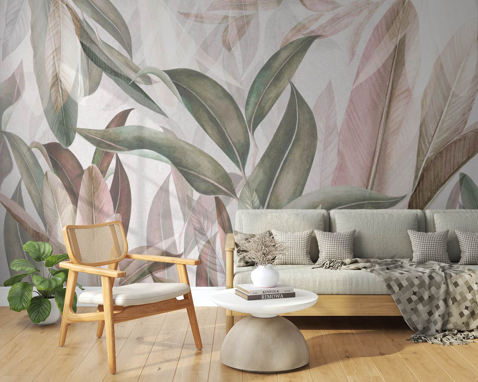 Fototapeta listy paprade z trópov