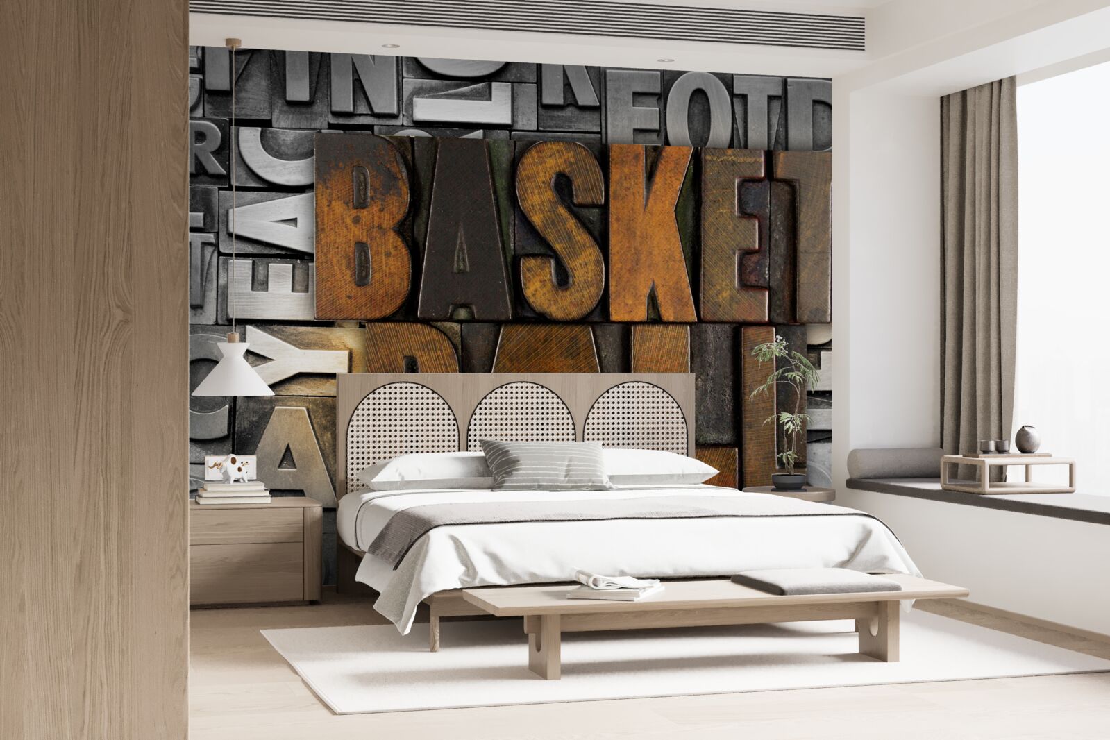 Fototapeta "basketbal" vyrytý na kove