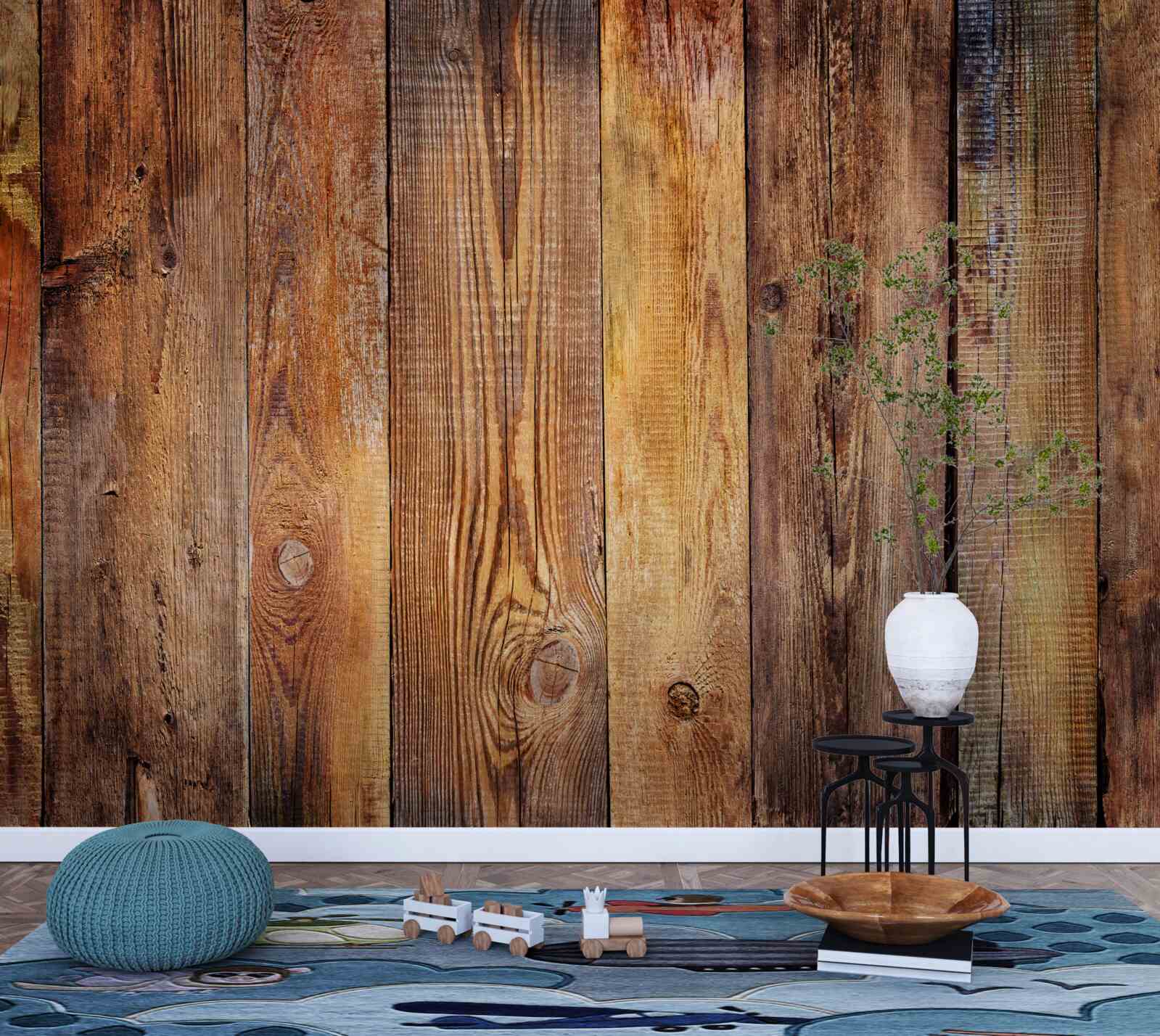 Fototapeta parketové dosky naskladané vertikálne