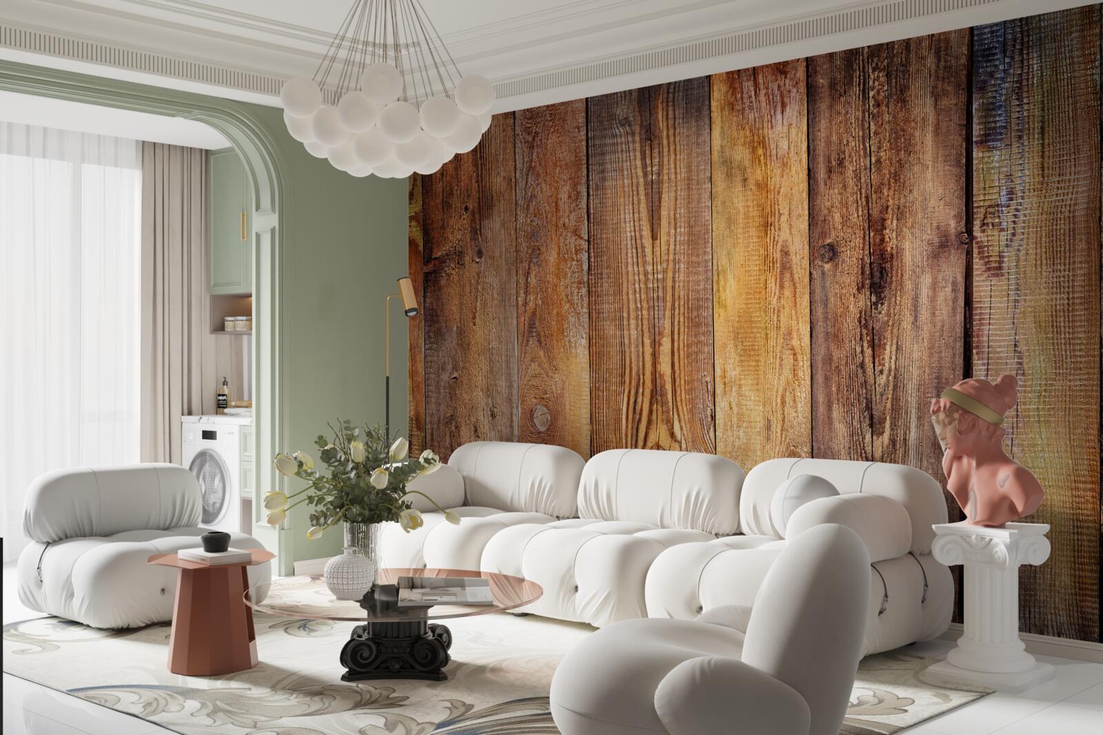 Fototapeta parketové dosky naskladané vertikálne