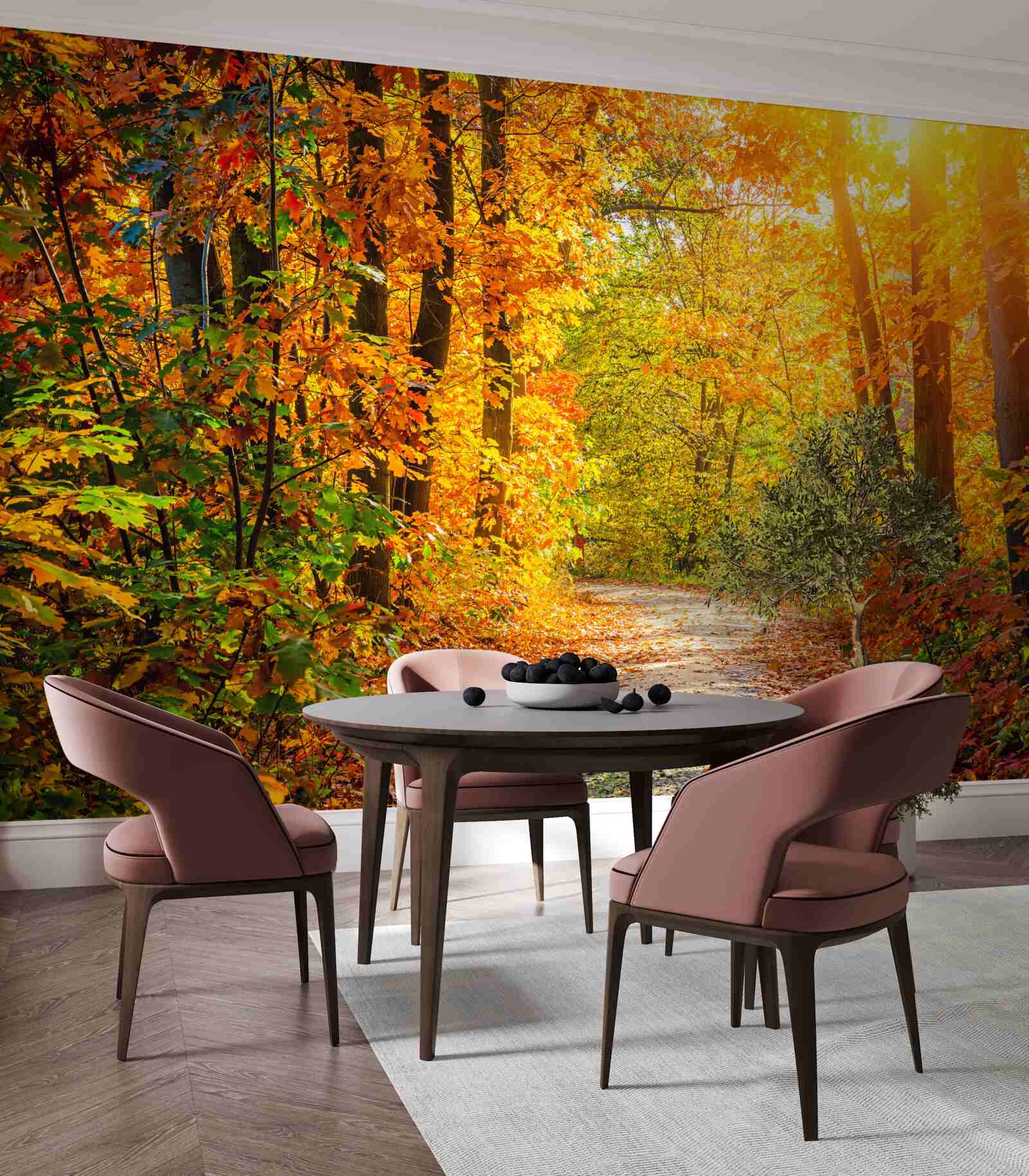 Fototapeta západ slnka poteší jesenným slnkom