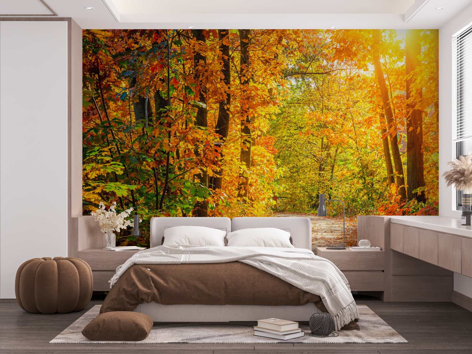 Fototapeta západ slnka poteší jesenným slnkom