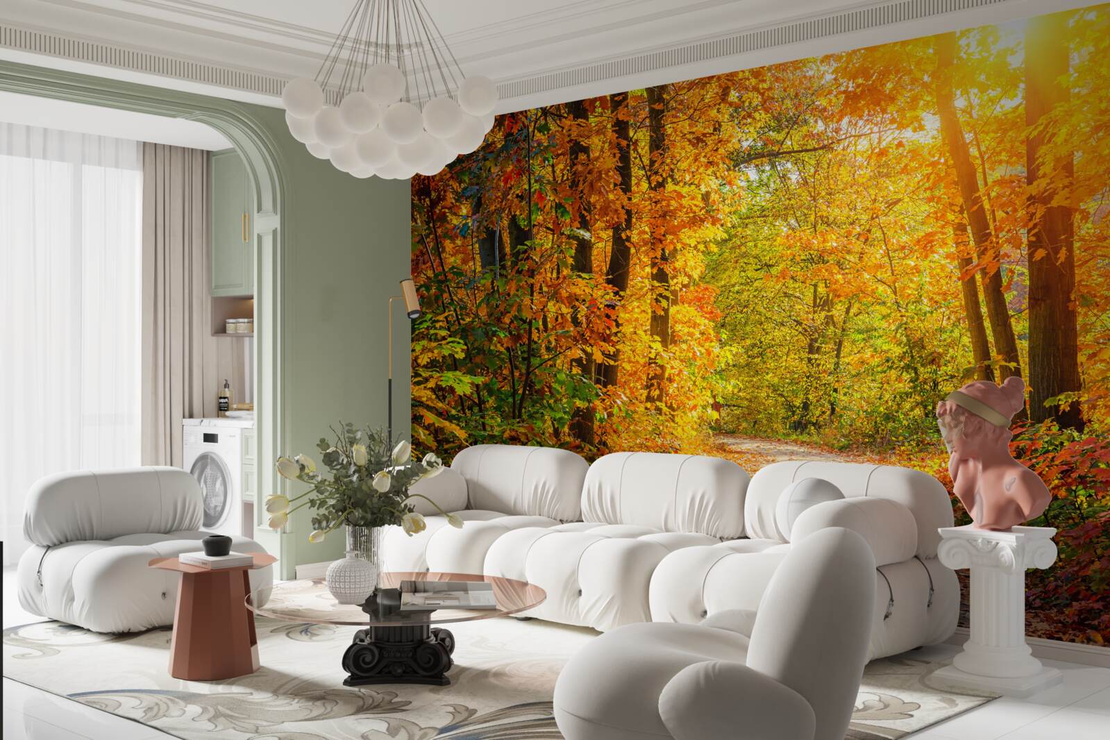 Fototapeta západ slnka poteší jesenným slnkom