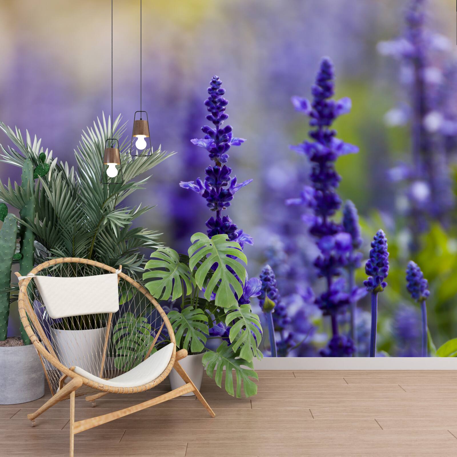 Fototapeta makro fotografia fialovej levandule