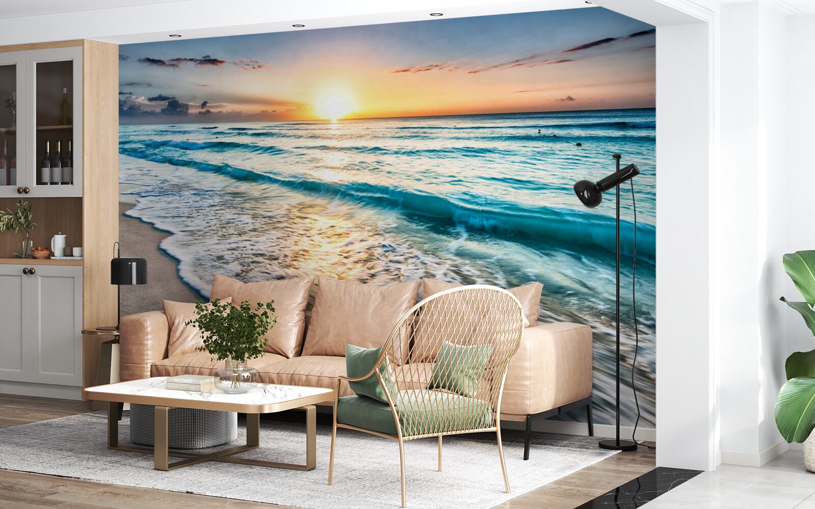 Fototapeta more na slnku