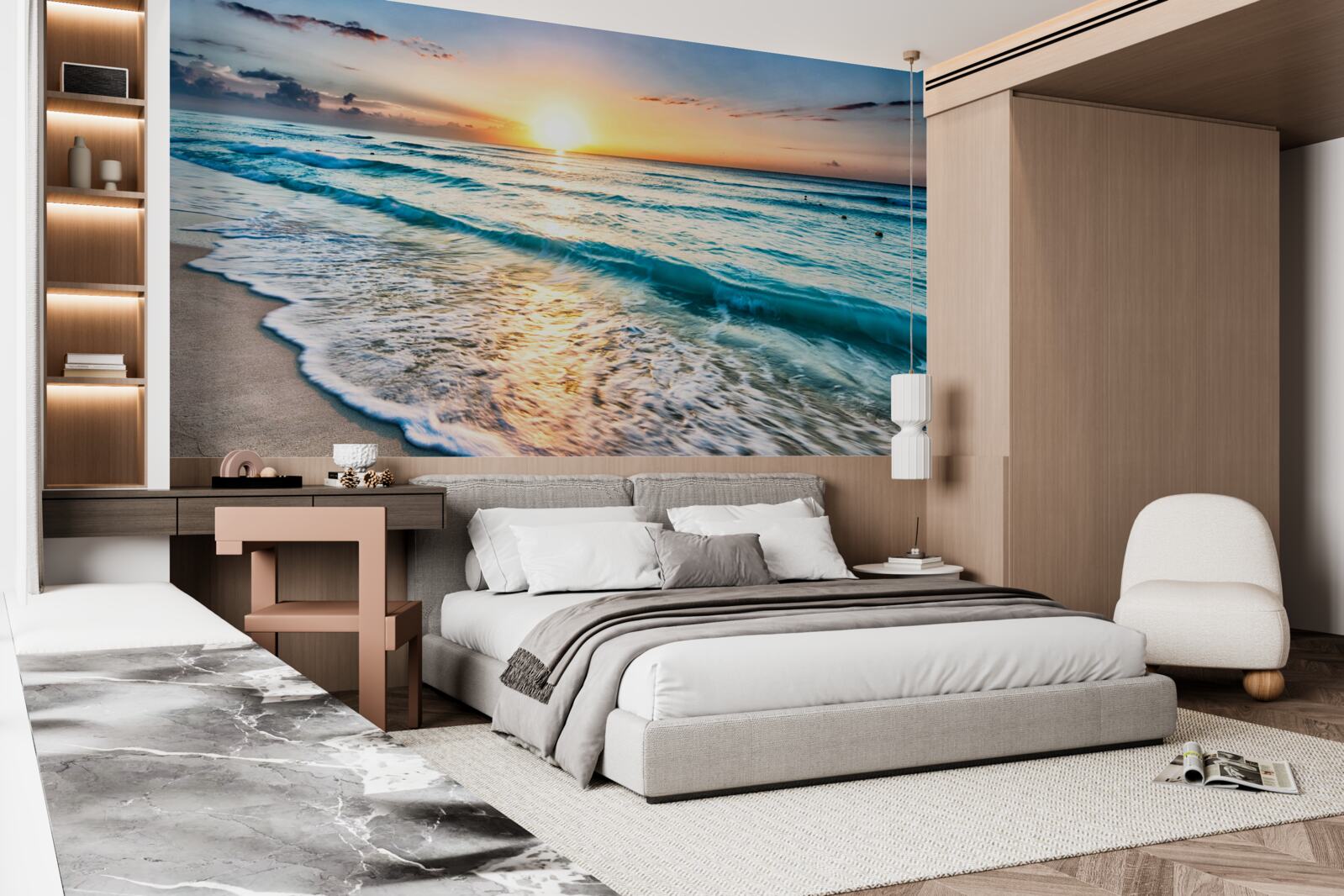 Fototapeta more na slnku