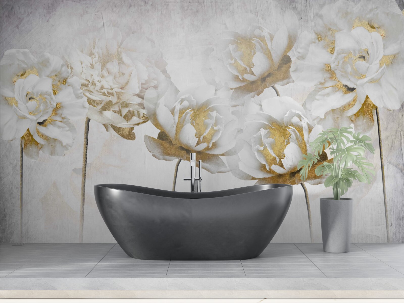 Fototapeta Krásne biele bavlnené kvety