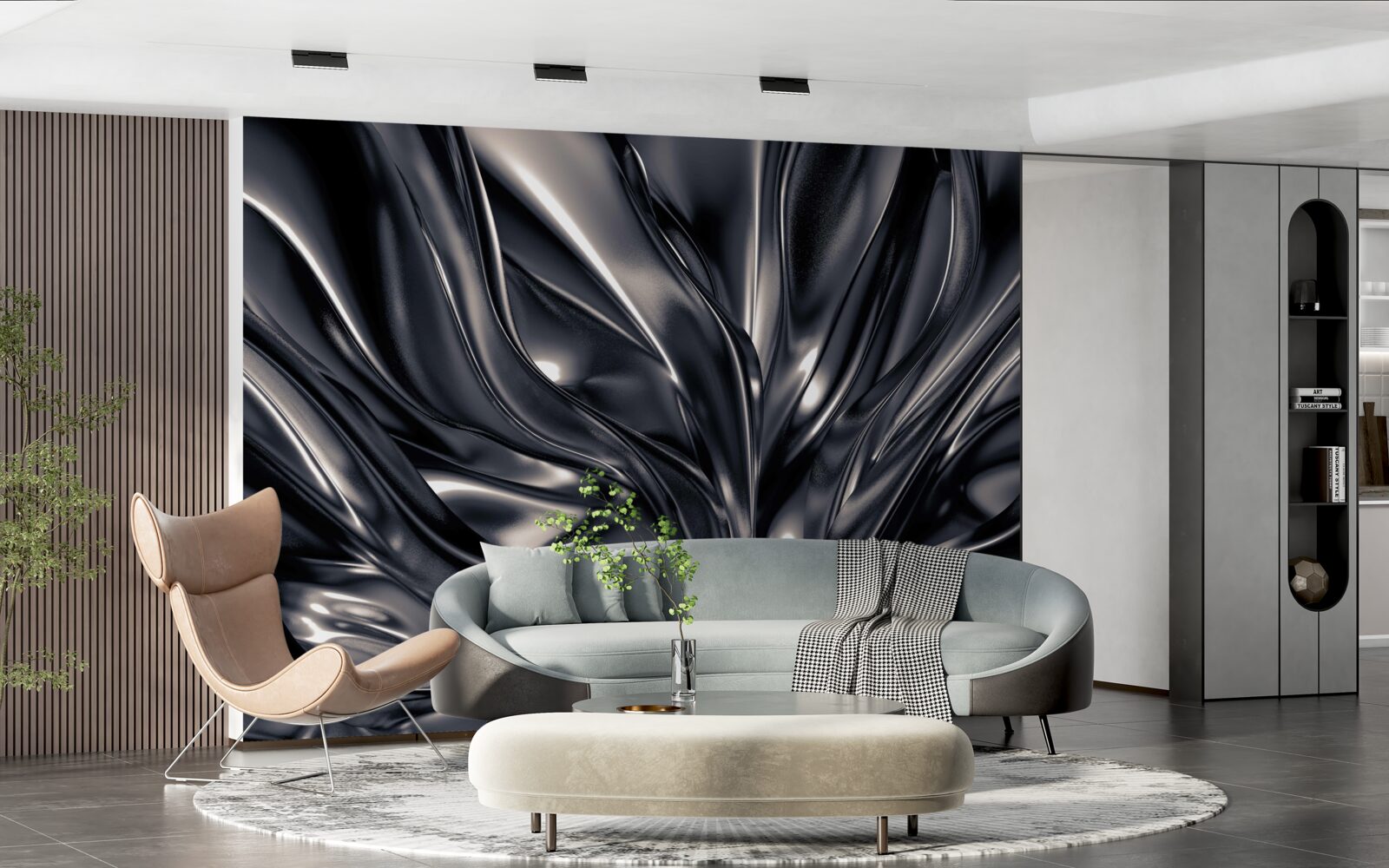 Fototapeta kvapky vody v nočnom jazere