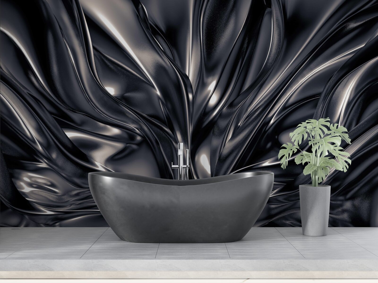 Fototapeta kvapky vody v nočnom jazere