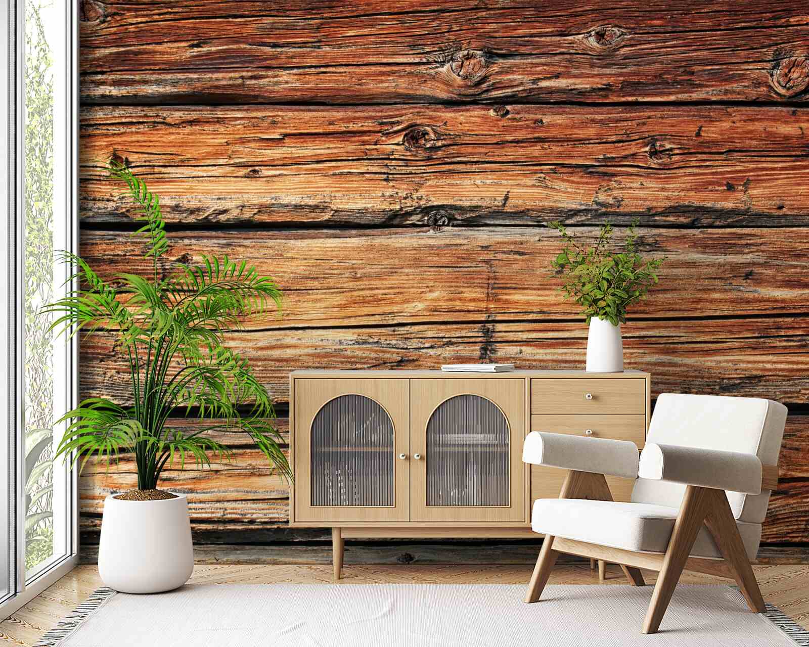 Fototapeta nechránená doska zo svetlého dreva