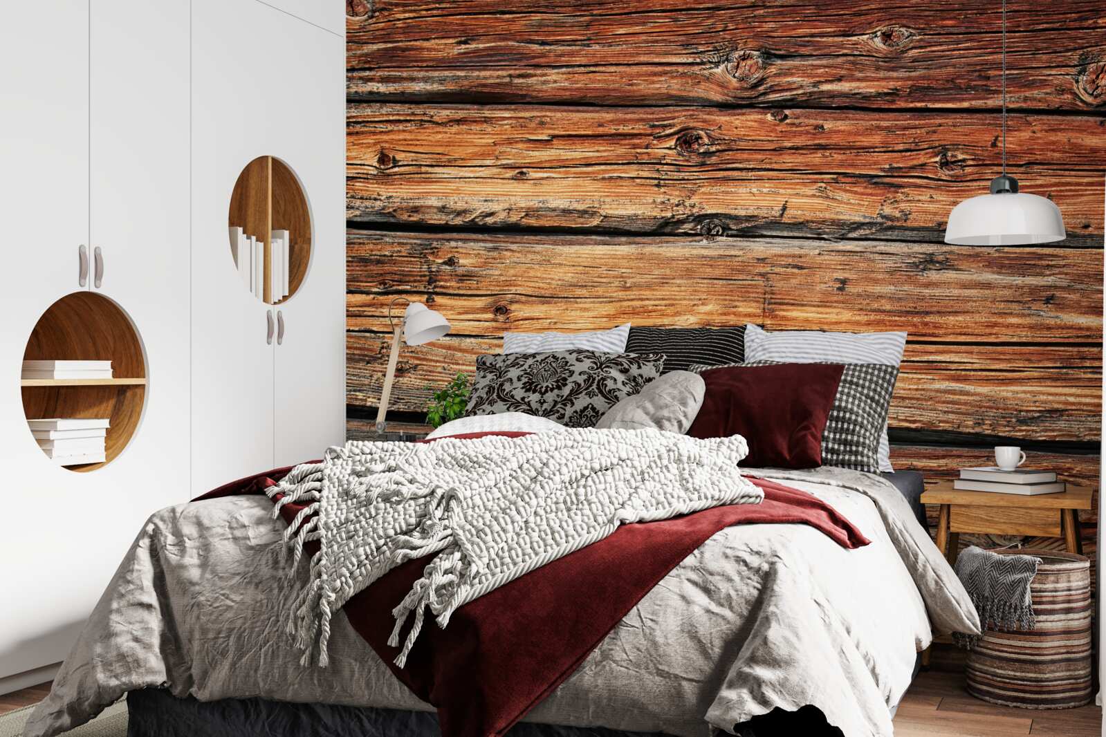 Fototapeta nechránená doska zo svetlého dreva