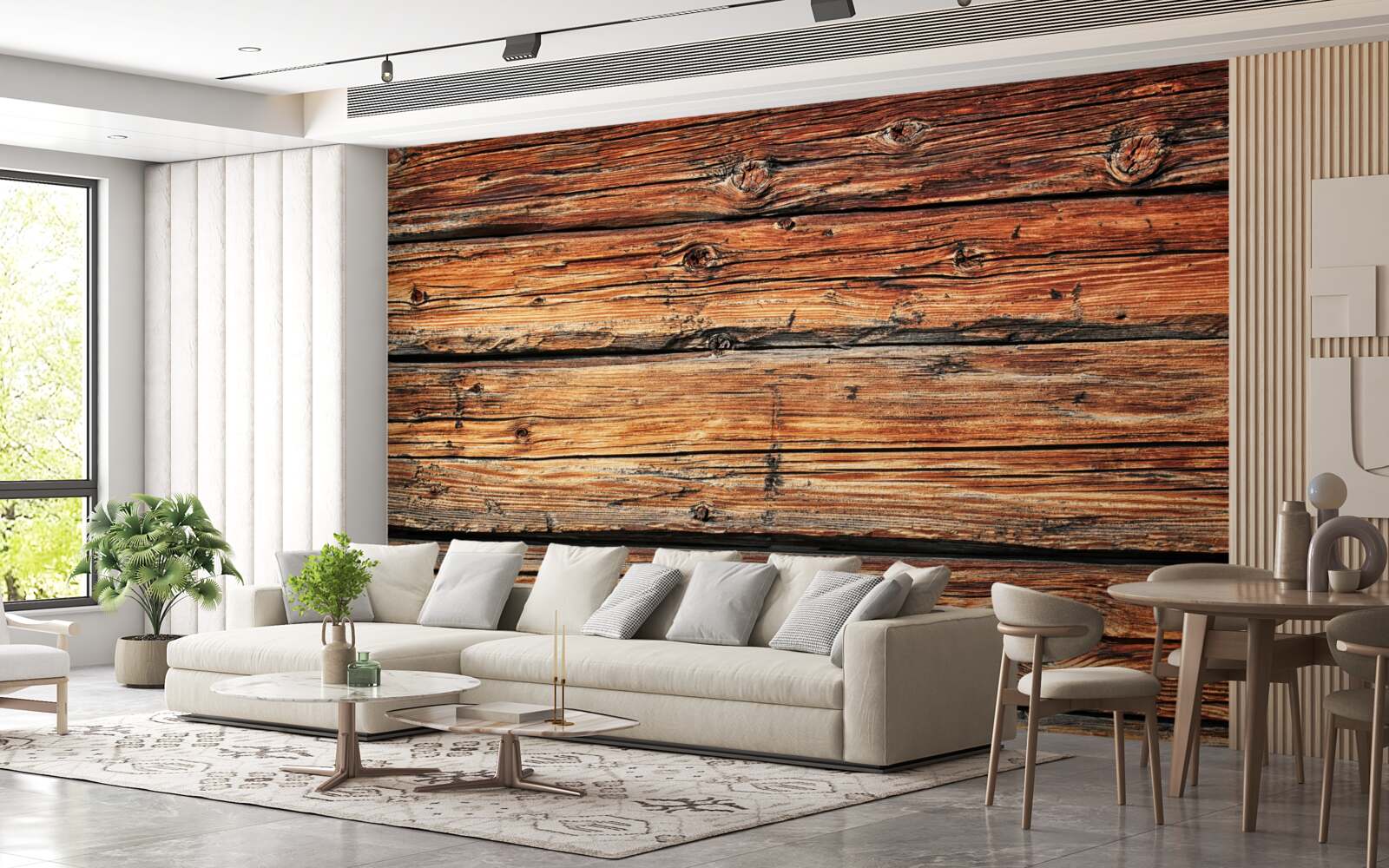 Fototapeta nechránená doska zo svetlého dreva